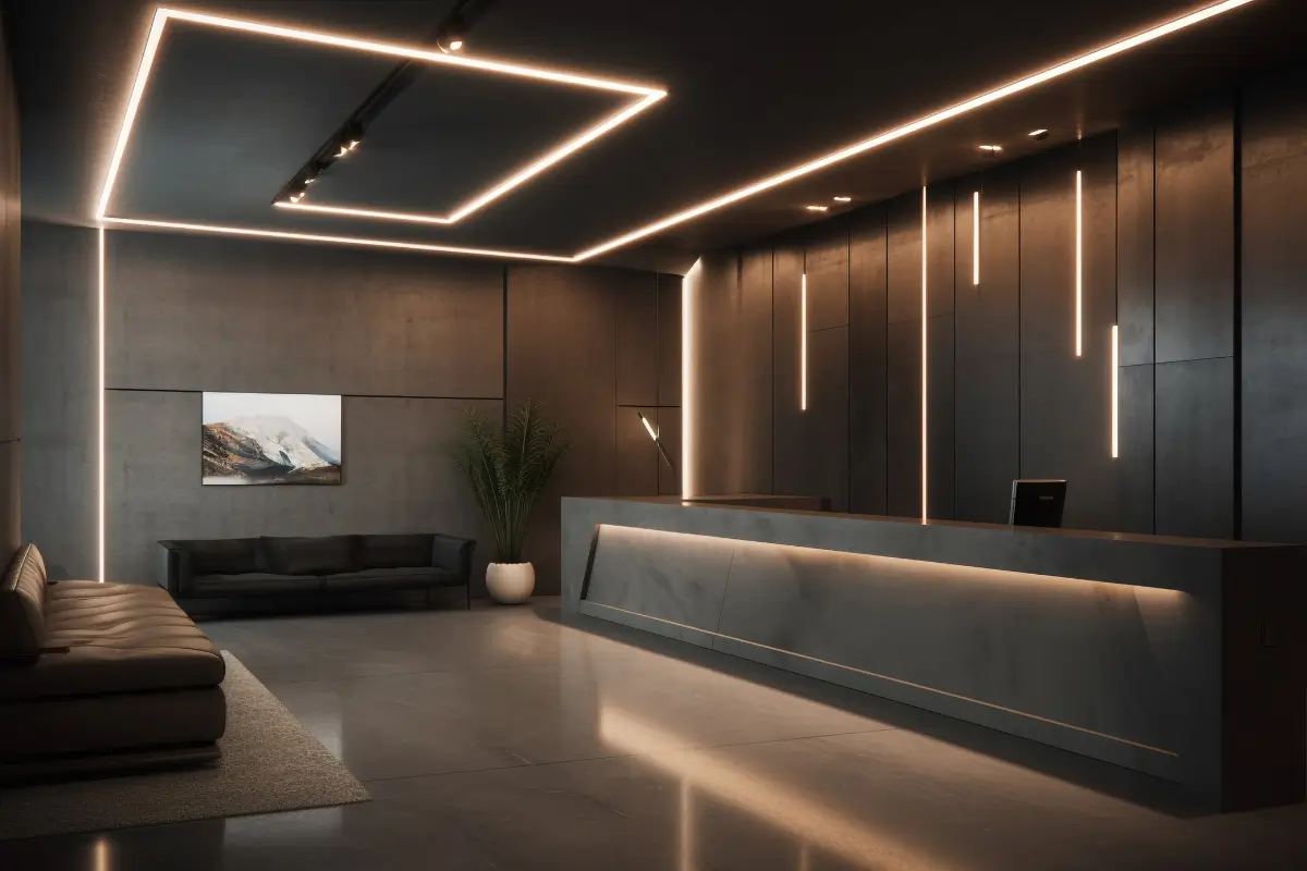 Chiếu sáng biệt thự với đèn Led Dây